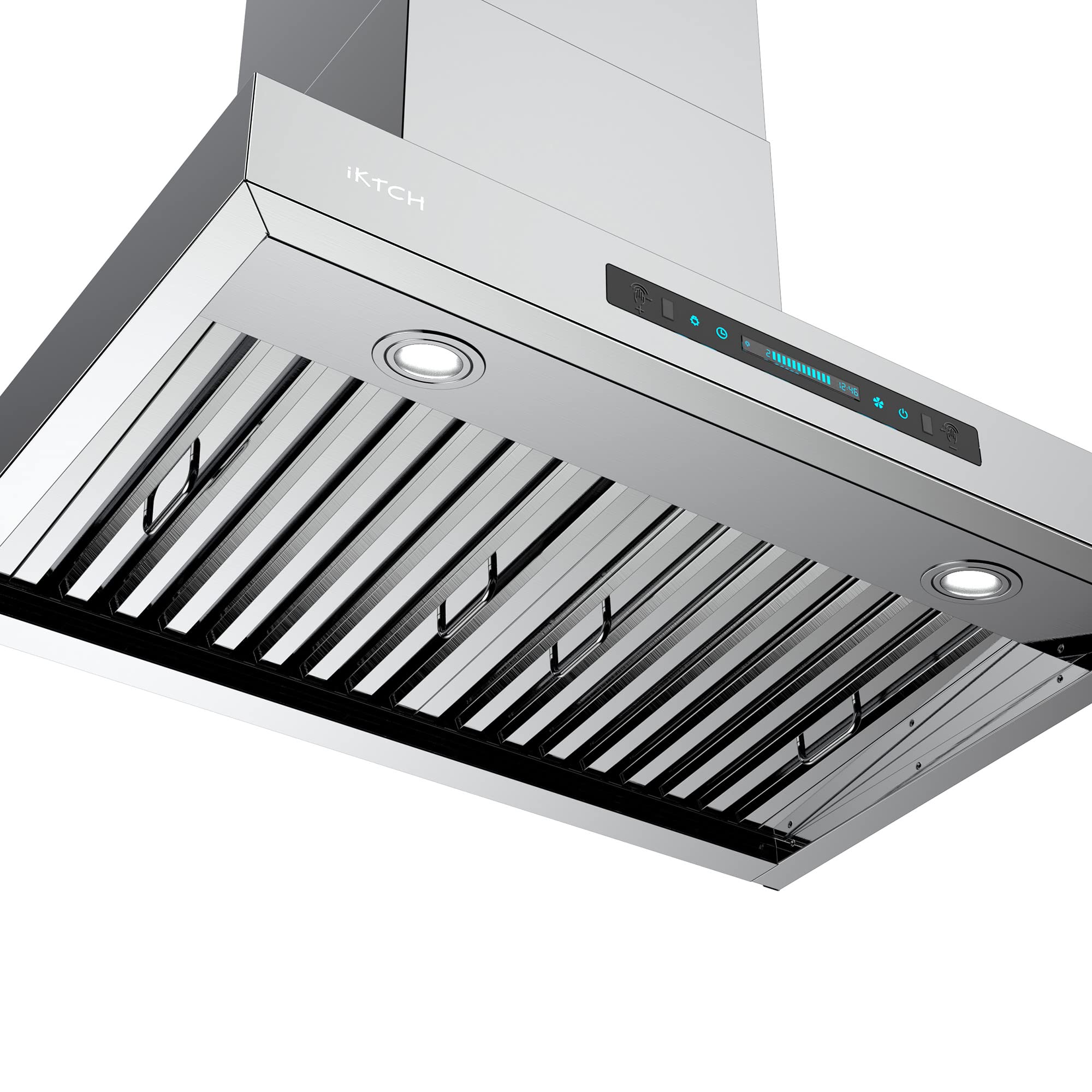 IKTCH IKP01 Wall Mount Range Hood 900 CFM Ducted / Ductless Kitchen Ve